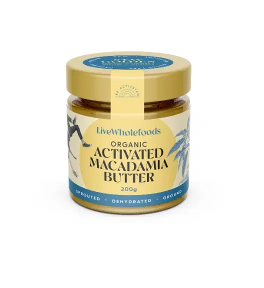 Live Wholefoods Organic Activated Macadamia Butter 200g