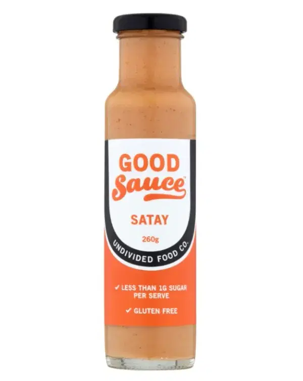 Undivided Food Satay Sauce Gluten Free 260g