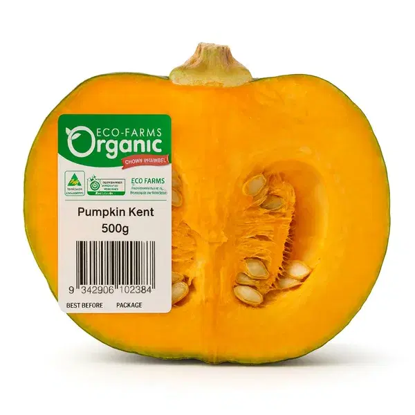 Eco-Farms Organic Pumpkin Kent 500g