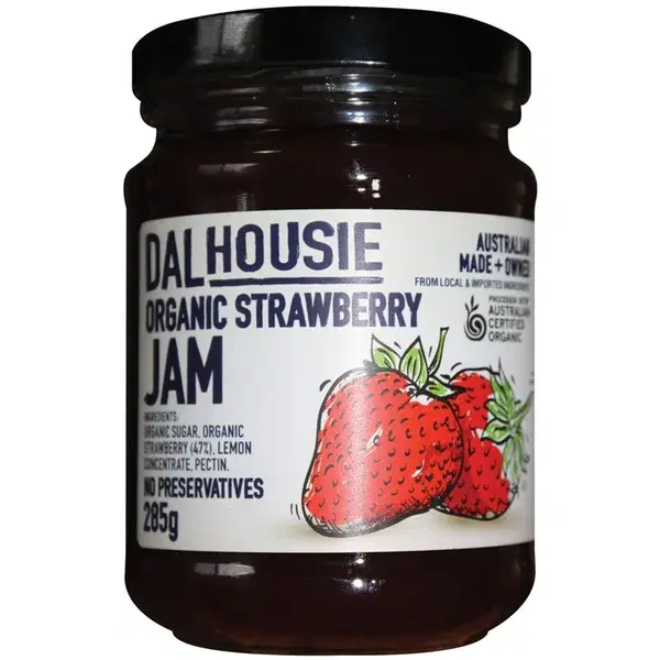 DalHousie Organic Strawberry Jam