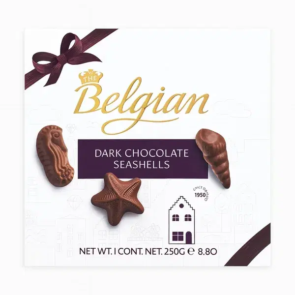 The Belgian Dark Chocolate Seashells