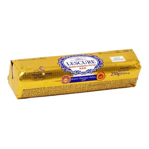 Lescure Unsalted Butter 250g