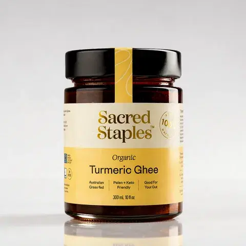 Sacred Staples Organic Turmeric Ghee 300ml