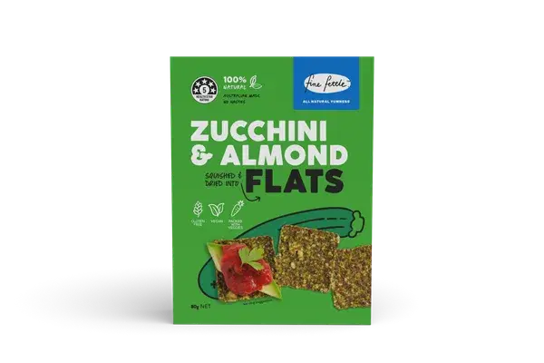 Fine Fettle Zucchini & Almond Flats