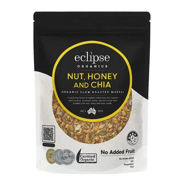 Eclipse Organics Nut Honey And Chia 450g