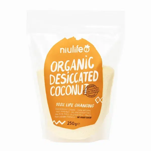 Niulife Organic Desiccated Coconut