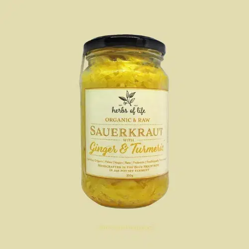 Herbs of Life Sauerkraut Turmeric & Ginger