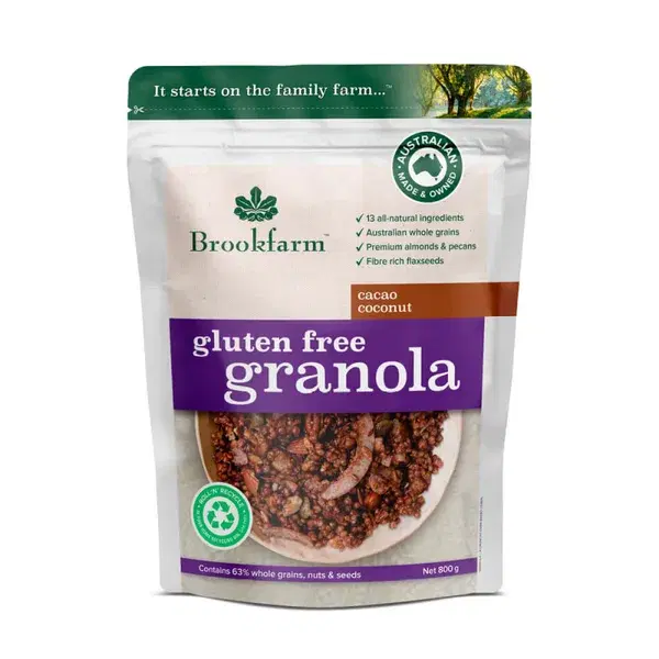 Brookfarm Gluten Free Granola Cacao Coconut
