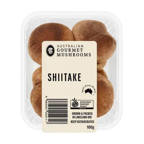 Australian Gourmet Mushrooms Shiitake 100g