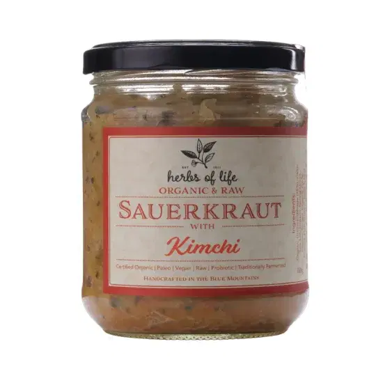 Herbs of Life Sauerkraut Kimchi