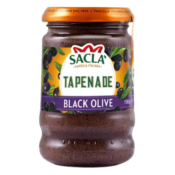Sacla Black Olive Tapenade 190g