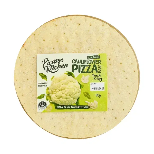 Picasso Kitchen Cauliflower Pizza Base