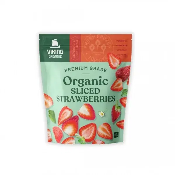 Viking Organic Sliced Strawberries