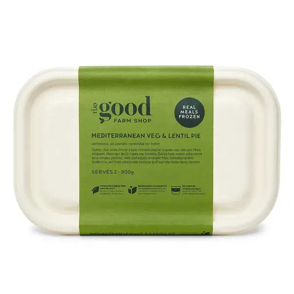 The Good Farm Mediterranean Veg & Lentil Pie