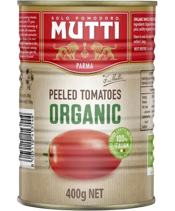 Mutti Peeled Tomato Organic