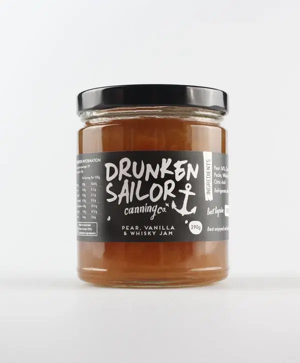 Drunken Sailor Pear, Vanilla & Whisky Jam 290g
