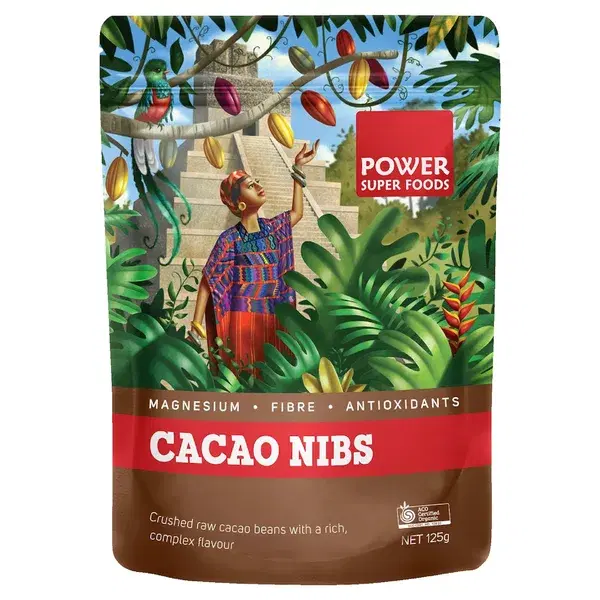 Power Superfoods Organic Cacao Nibs 125g