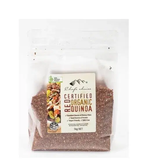 Chefs Choice Red Organic Quinoa 1kg