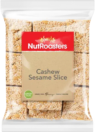 Nut Roasters Sesame Cashew Slice (4 pieces)