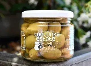 Toolunka Estate Premium Australian Olives Spanish Style 300g