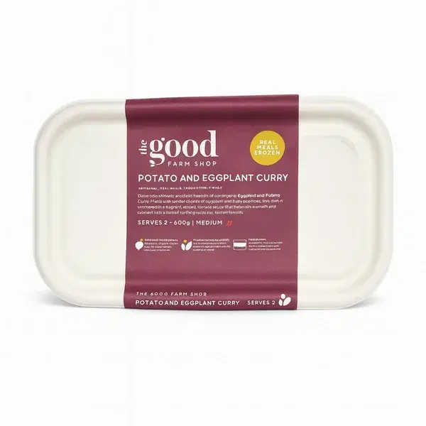 The Good Farm Potato And Eggplant Curry (Serves 2)