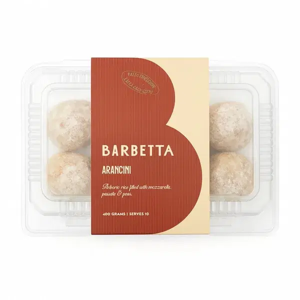 Barbetta Arancini Tomato, Peas & Mozzarella (10 Pieces)
