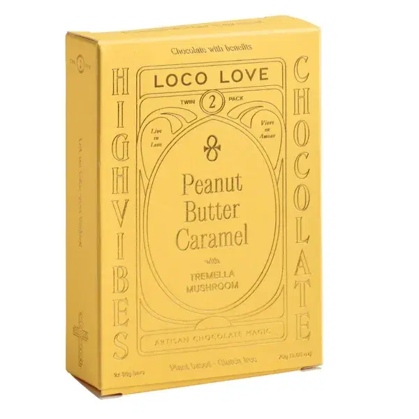 Loco Love Peanut Butter Caramel with Tremella Mushroom Twin Pack