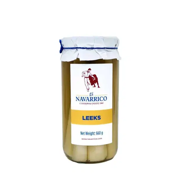 El Navarrico Whole Leeks 660g