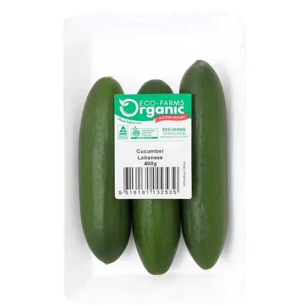 Eco Farms Organic Lebanese Cucumber