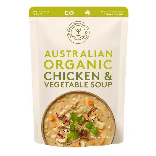 Australian Organic Chickpea & Vegetable Soup 330g