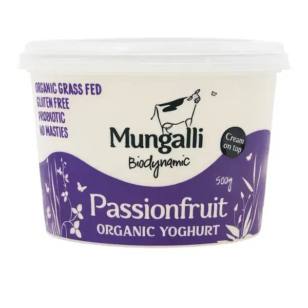 Mungalli Organic Passionfruit Yogurt