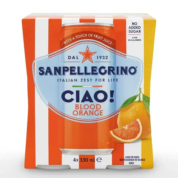 San Pellegrino Ciao Blood Orange 4 pack