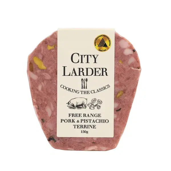 CITY LARDER FREE RANGE PORK & PISTACHIO TERRINE