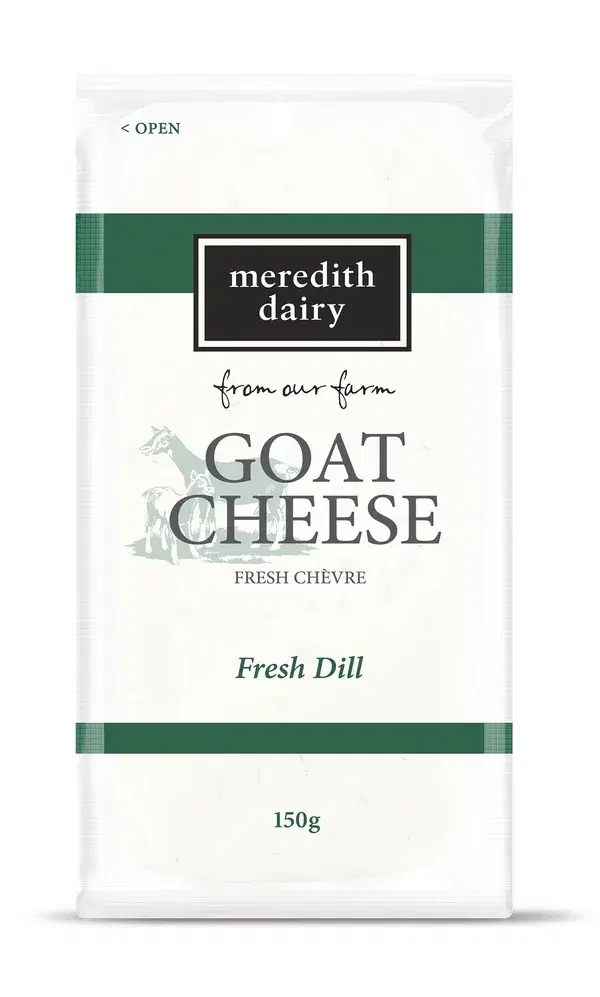 Meredith dairy Goat Cheese Fresh Chèvre Fresh Dill 150g