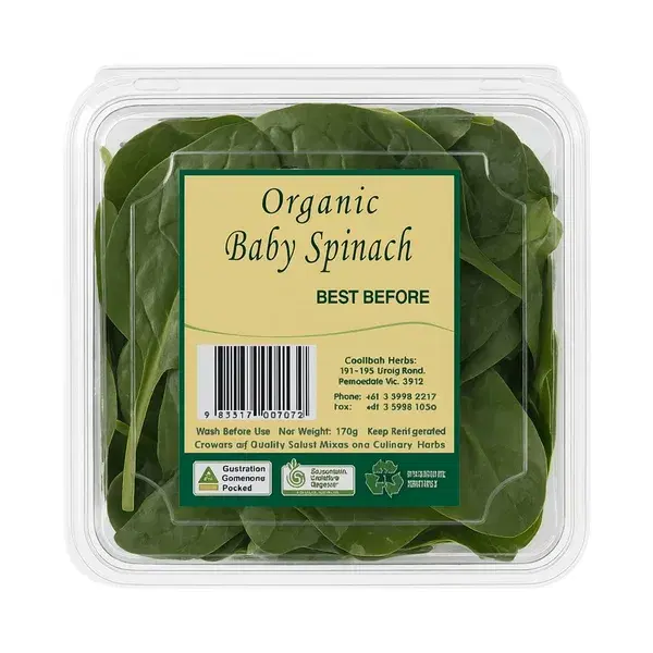 Organic Baby Spinach