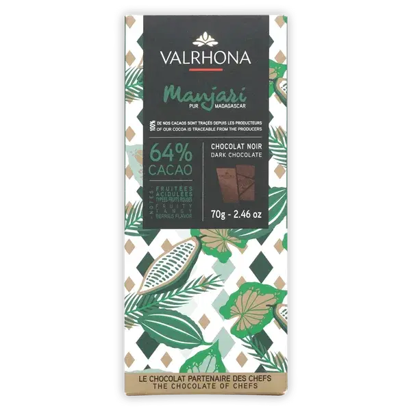 Valrhona Manjari Chocolat Noir Dark Chocolate