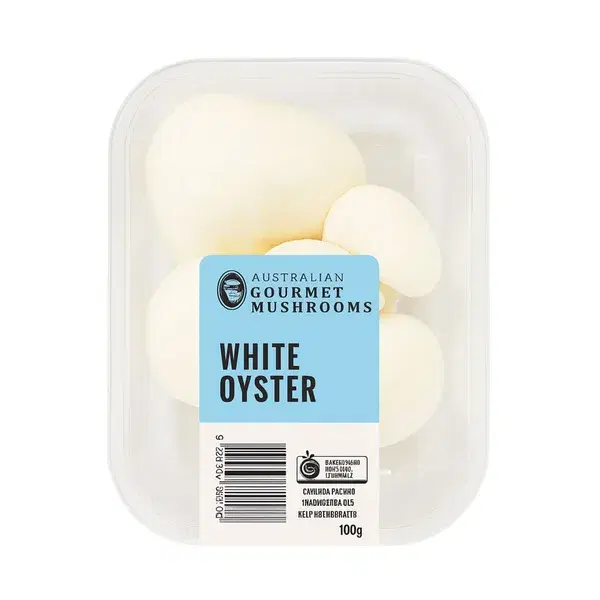 Australian Gourmet Mushrooms White Oyster 100g