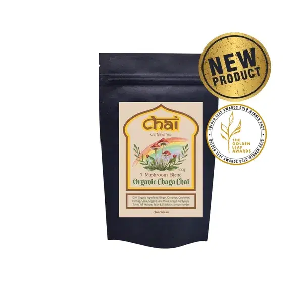 Chai Organic 7 Mushroom Blend Chaga Chai 100g