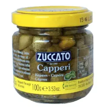 ZUCCATO SMALL CAPERS IN VINEGAR
