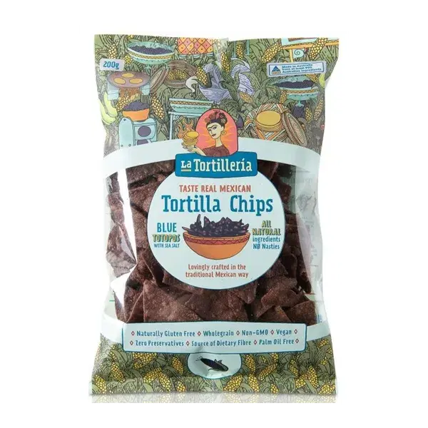 Tortilla Chips Blue Corn