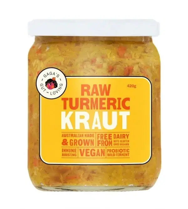 Gaga’s Raw Turmeric Kraut 420g