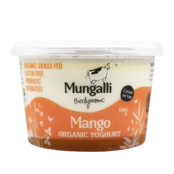 Mungalli Organic Yoghurt Mango 500g