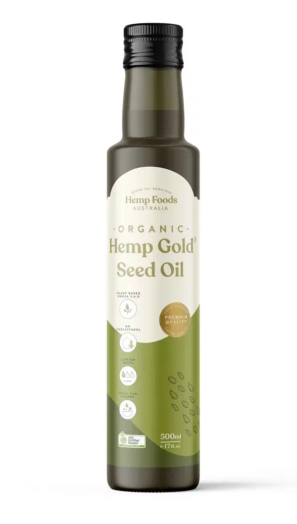 Hemp Foods Australia Organic Hemp Gold Seed Oil