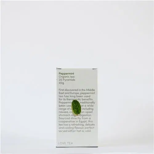 Love Tea Peppermint Organic 20 Pyramids
