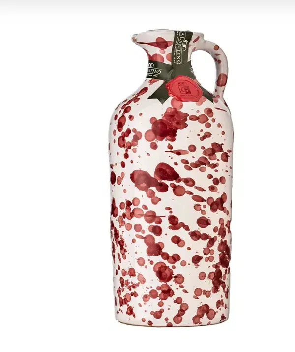Galantino  Extra Virgin Olive Oil Ceramic Jar Red