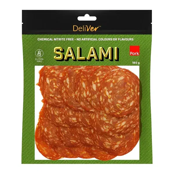 Deliver Nitrate Free Salami Hot 120g