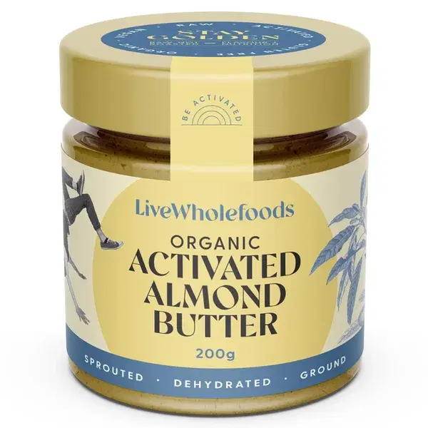 Live Wholefoods Organic Activated Almond Butter 200 g