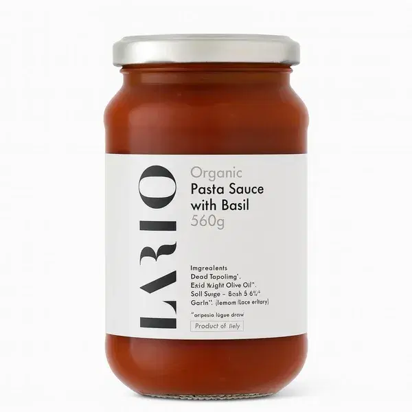 Lario Organic Pasta Sauce w/Basil