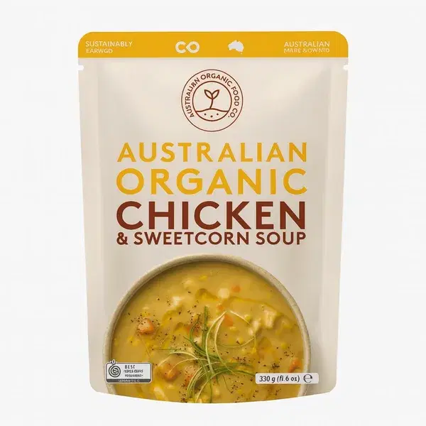 Australian Organic Chicken & Sweet Corn Soup