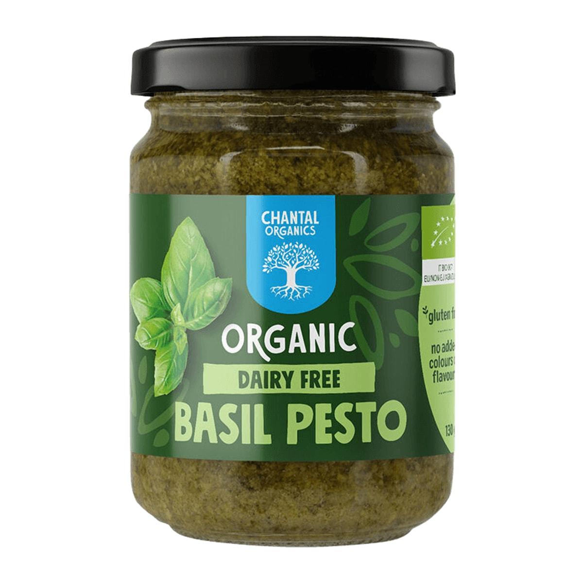 Chantal Organics Organic Dairy-Free Basil Pesto 130g